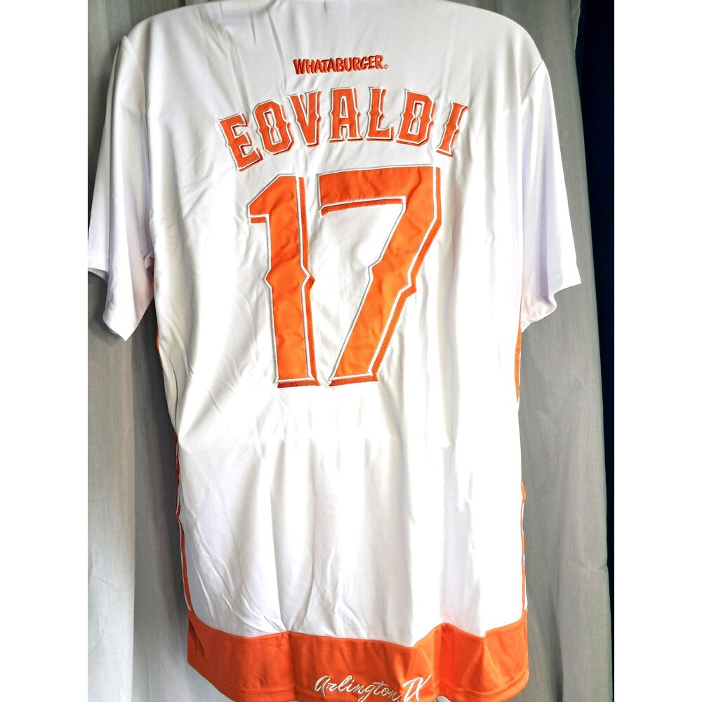 NEW Texas Rangers Whataburger Nathan Eovaldi Blue Collar Jersey  #17 Large